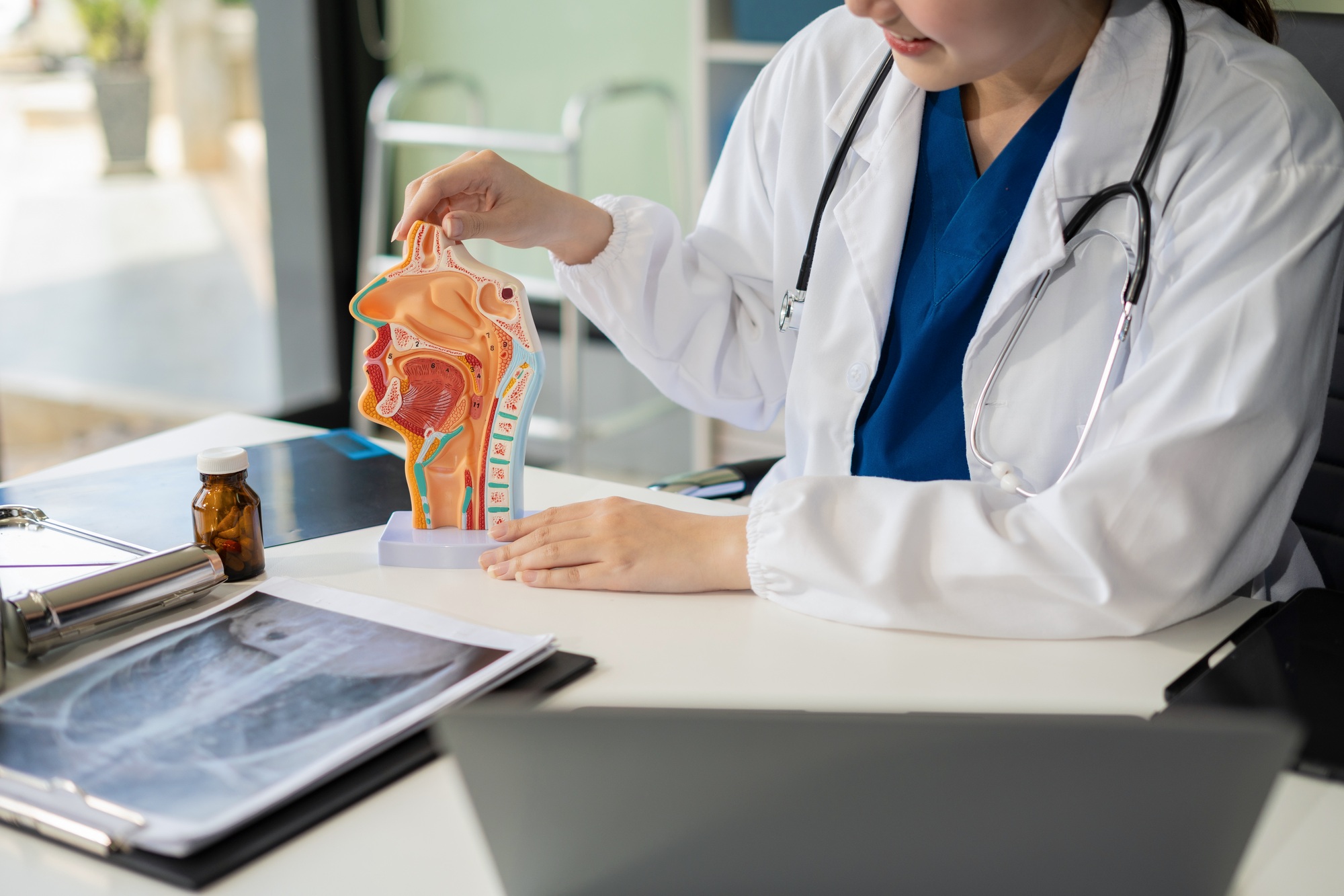 Diagnosis of diseases based on human anatomical models.